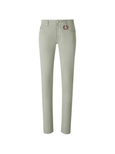 Sartoria Tramarossa Button-fastening Jeans In Green