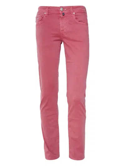 Sartoria Tramarossa Cotton Trousers In Pink