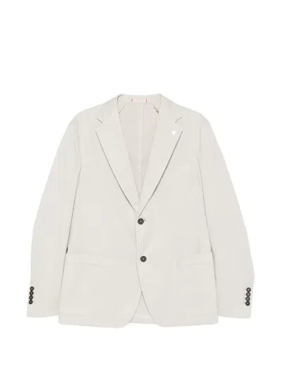 Sartoria Tramarossa Filippo Notched-lapel Blazer In White