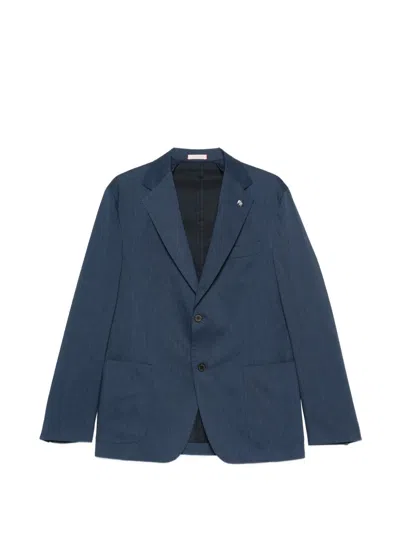 Sartoria Tramarossa Filippo Pocket Blazer In Blue
