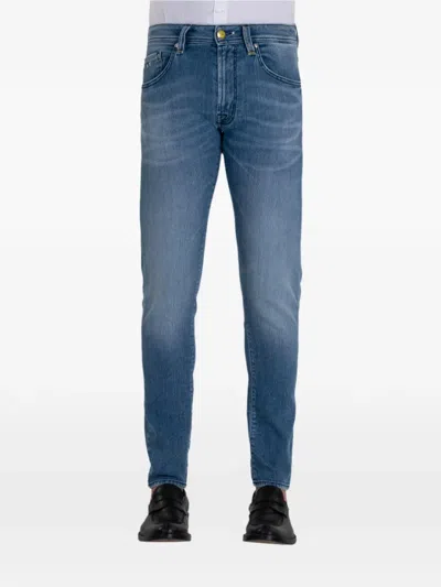 Sartoria Tramarossa Five Pocket Jeans In Blue