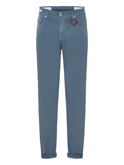 Sartoria Tramarossa Five-pocket Ring-detail Jeans In Blue