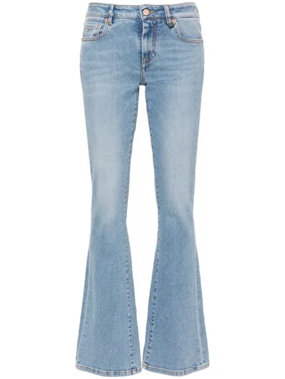 Sartoria Tramarossa Greta Mid-rise Bootcut Jeans In Blue
