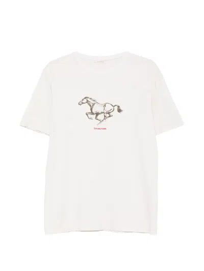Sartoria Tramarossa Horse-print T-shirt In Brown