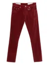 Sartoria Tramarossa Leonardo Corduroy Trousers In Red