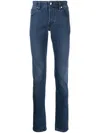 Sartoria Tramarossa Leonardo Mid-rise Skinny Jeans In Blue