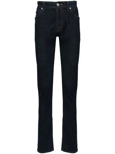 Sartoria Tramarossa Leonardo Slim-cut Cotton Jeans In Blue