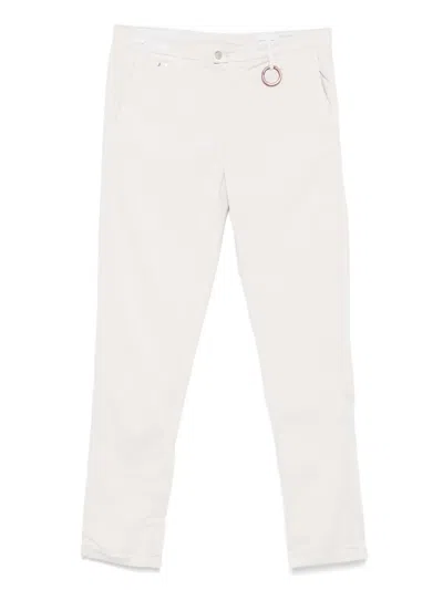 SARTORIA TRAMAROSSA LOGO-PATCH TROUSERS