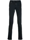 Sartoria Tramarossa Low-rise Slim-fit Trousers In Blue