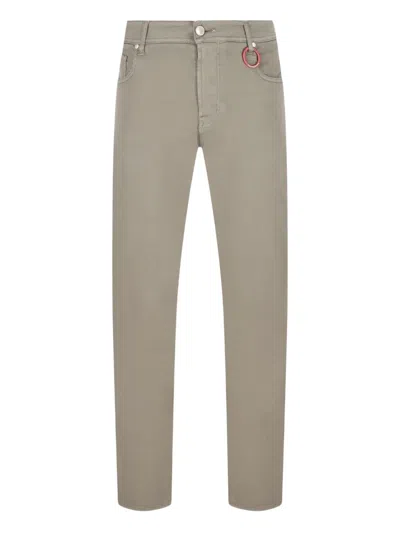 Sartoria Tramarossa Metal-charm Straight-leg Jeans In Green