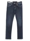 Sartoria Tramarossa Ring-detail Five-pocket Jeans In Blue