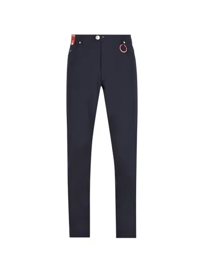 Sartoria Tramarossa Michelangelo Logo-patch Jeans In Blue