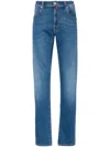 Sartoria Tramarossa Michelangelo Low-rise Straight-leg Jeans In Blue