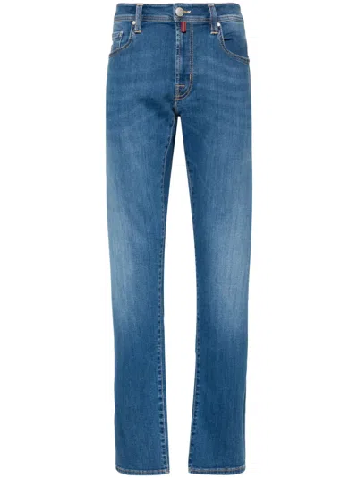 Sartoria Tramarossa Michelangelo Low-rise Straight-leg Jeans In Blue
