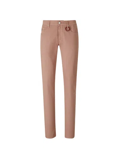 Sartoria Tramarossa Michelangelo Slim-fit Jeans In Pink