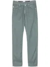 Sartoria Tramarossa Mid-rise Tapered Trousers In Green