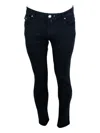 Sartoria Tramarossa Leonardo Zip Trousers In Super Stretch Cotton With 5 Pockets With Tone-on-tone Tailored Stitching An In Dark Blu