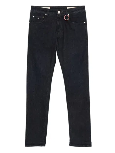Sartoria Tramarossa Five-pocket-jeans Mit Ringdetail In Blue