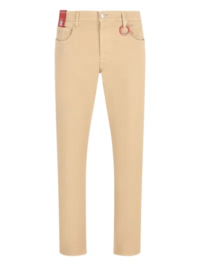Sartoria Tramarossa Ring-detail Jeans In Neutral