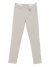 Sartoria Tramarossa Slim-fit Trousers In Neutral