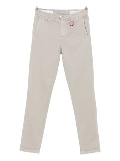 Sartoria Tramarossa Slim-fit Trousers In Neutral