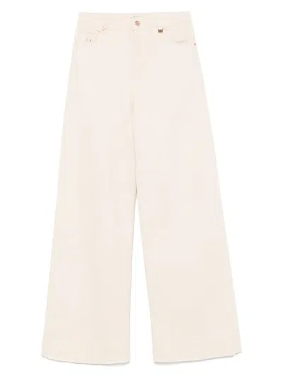 Sartoria Tramarossa Wide-leg Jeans In Neutrals