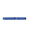 Sartoriale Woman Belt Bright Blue Size Onesize Polyester, Cotton In Blue