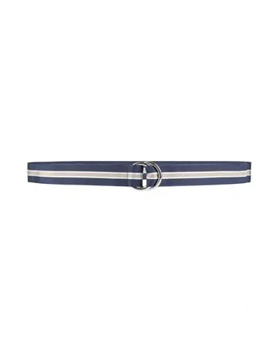 Sartoriale Woman Belt Midnight Blue Size Onesize Polyester, Cotton