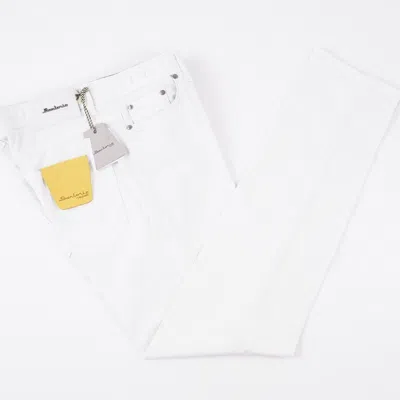Pre-owned Sartorio By Kiton Off White 5-pocket Twill Cotton Pants 34x32 Jeans