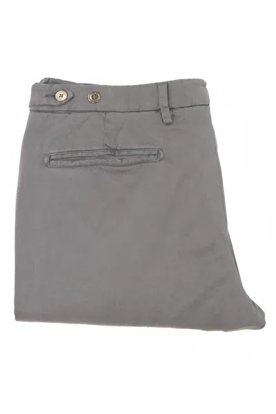 Sartorio Cotton Blend Trousers In Gray