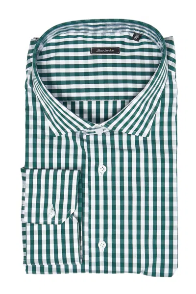 Sartorio Gingham Cotton Shirt In Multi