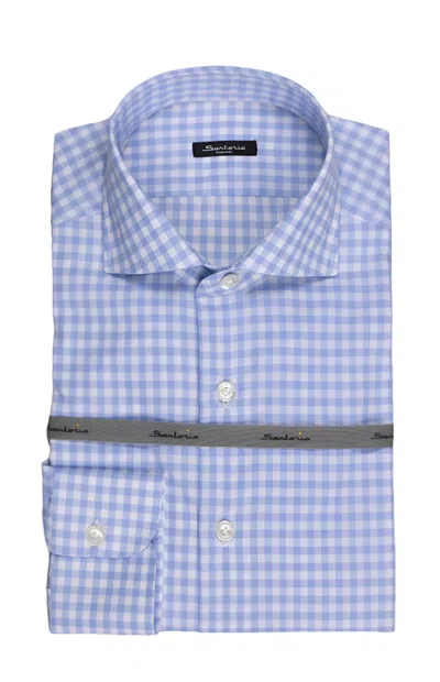 Sartorio Gingham Cotton Shirt In Multi
