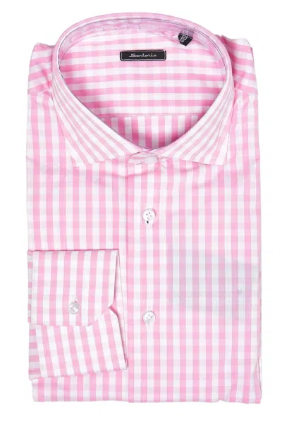 Sartorio Gingham Cotton Shirt In Multi