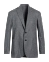 Sartorio Man Blazer Grey Size 36 Wool, Polyamide, Polyester In Gray