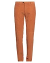 Sartorio Man Pants Tan Size 35 Cotton, Elastane In Orange
