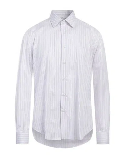 Sartorio Man Shirt Lilac Size 17 Cotton In Purple