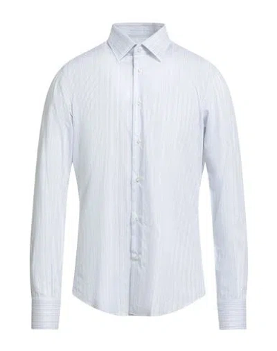 Sartorio Man Shirt Sky Blue Size 17 Cotton