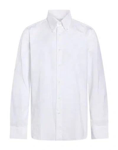 Sartorio Man Shirt White Size 15 ½ Cotton