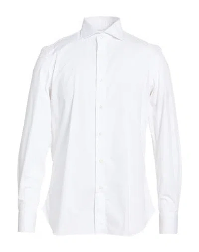 Sartorio Man Shirt White Size 17 ½ Cotton