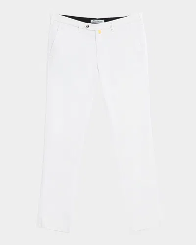 Sartorio Men & Apos;s Straight-fit Four-pocket Pants In White