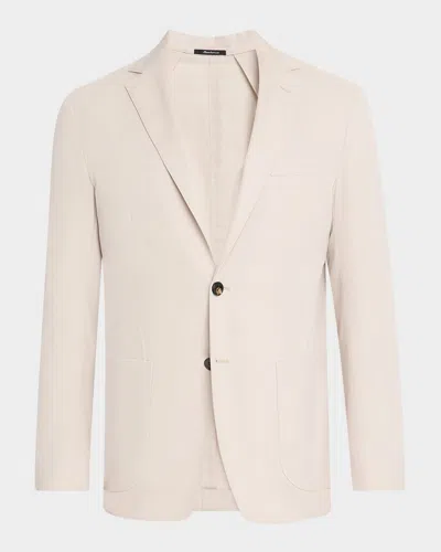 Sartorio Men's Cotton-stretch Single-breasted Sport Coat In Brown