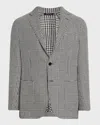 Sartorio Men's Glen Check Single-breasted Sport Coat