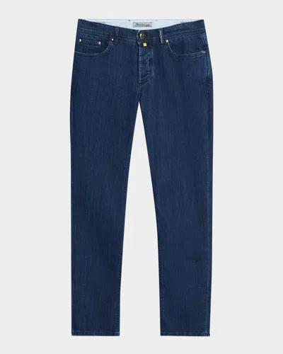 Sartorio Men's Medium-wash Denim Jeans In Blu