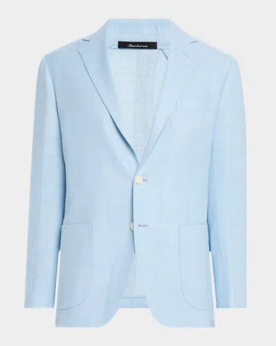 Sartorio Men's Wool-blend Sport Coat In Lt Blu
