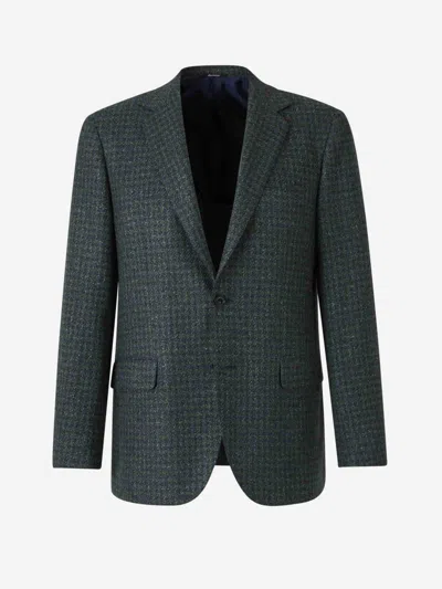 SARTORIO NAPOLI SARTORIO NAPOLI BLAZER PLAID MOTIF