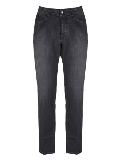 Sartorio Napoli Button-fastening Jeans In Gray