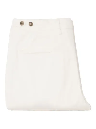 Sartorio Napoli Button-fly Trousers In White