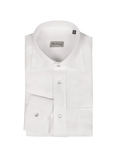 Sartorio Napoli Buttoned Shirt In White