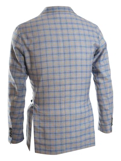 Sartorio Napoli Double-breasted Blazer In Gray