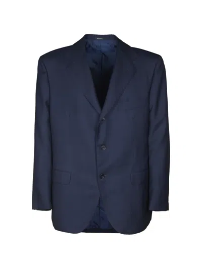 Sartorio Napoli Flap Pocket Jacket In Blue
